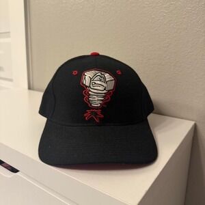 Vintage Lansing Lugnuts MiLB‎ The Zephyr Graf-x Fitted Hat Size 7 1/8